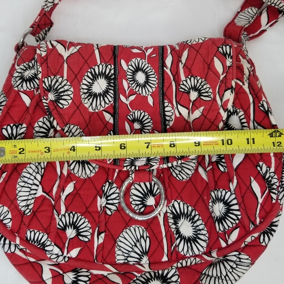 Vera Bradley Retired Deco Daisy Saddle Up Bag - Picture 11 of 14